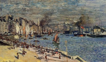 クロード・モネ Painting - ル・アーブル・クロード・モネの旧外港の眺め